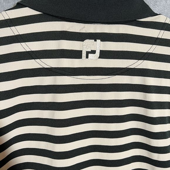 Footjoy FJ Mens Size XL Striped Stretch S/S Performance Golf Polo Shirt Lot of 2 - Picture 6 of 16